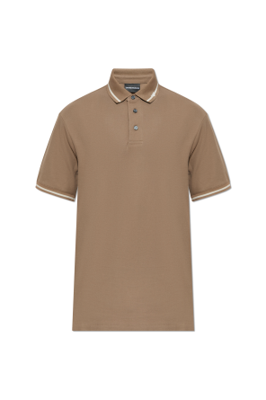 ポロシャツ EMPORIO ARMANI Men Polo Shirts EM001139 AF14851F6024 Brown Emporio Armani EM001139 Man Brown T-shirts and Polos - Zuklat